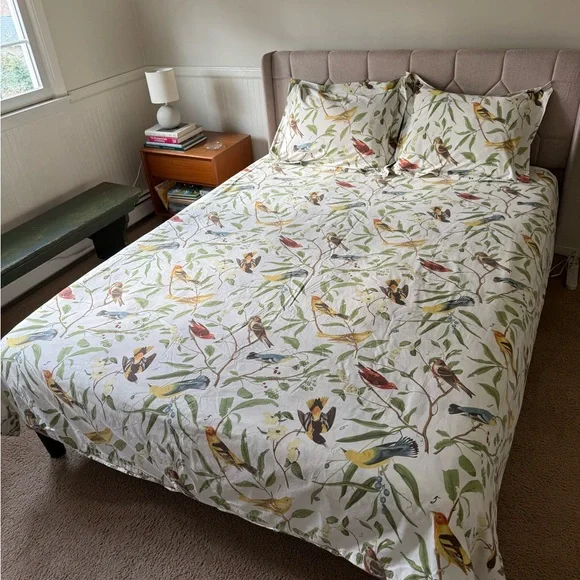 Pottery Barn Nature-Inspired Duvet Cover Set - Picture 1 of 6